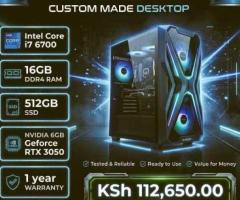 Bespoke made Core i7 6th gen 16GB RAM desktop PC