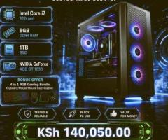 Bespoke made Core i7 PC with gaming peripherals
