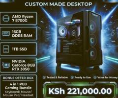 Bespoke made AMD Ryzen 7 gaming tower PC