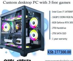 Custom Core i7 14700KF XGAMERTechs desktop build