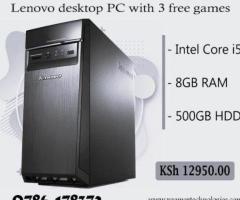Simple revamped Core i5 Lenovo desktop computer