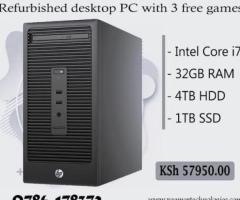 Simple revamped Core i7 HP business tower PC