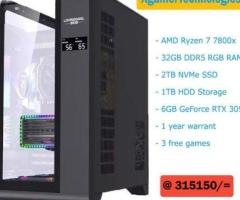 AMD Ryzen 7 custom built mid tower desktop