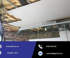 High-Quality Suspended Ceiling Repair in Perth by Accredited Tradesmen