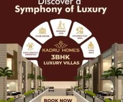 3BHK Luxury Villas In Kurnool | Gated community villas for sale | Kadru Homes
