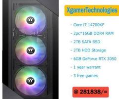 Brand new Core i7 14700KF custom ATX tower PC