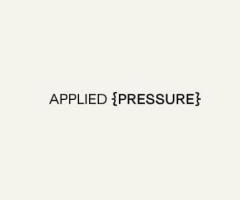 Applied Pressure
