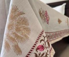 Indulge in Comfort with High Quality Pure Linen Bedcover in India